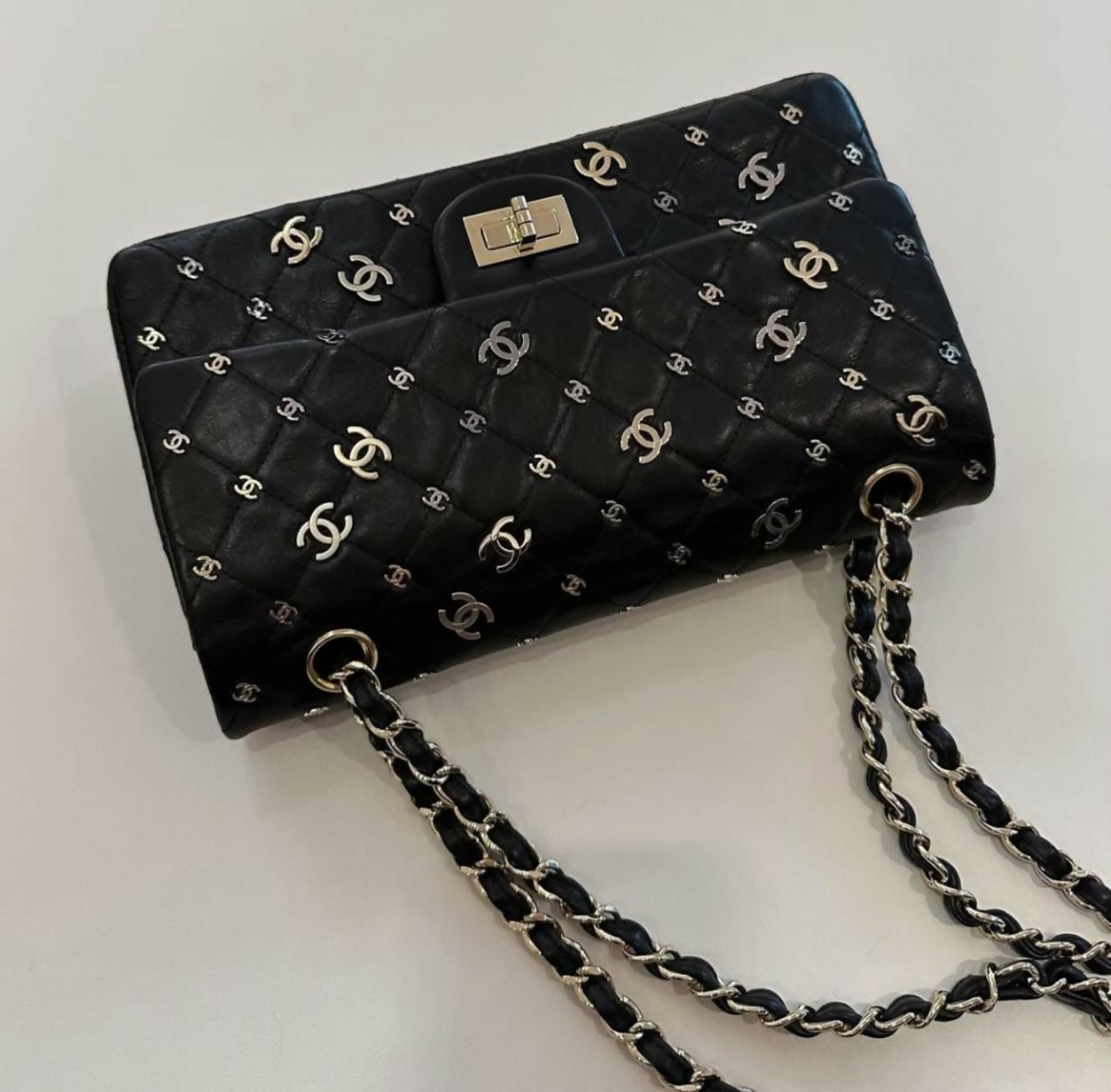 Chanel Medium 2 55 Reissue Punk Cc Charm Flap Bag 2007