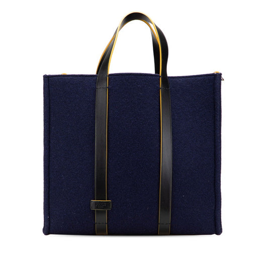 Fendi Tote Leather Red Tote Bag Style 18