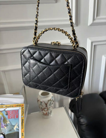 Chanel Chanel 22 Caviar Black Shoulder Bag