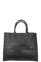 Dior Book Tote Leather Black Tote Bag Style 2