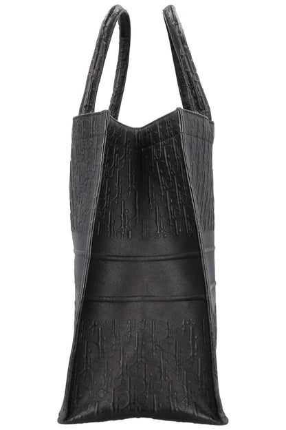 Dior Book Tote Leather Black Tote Bag Style 2