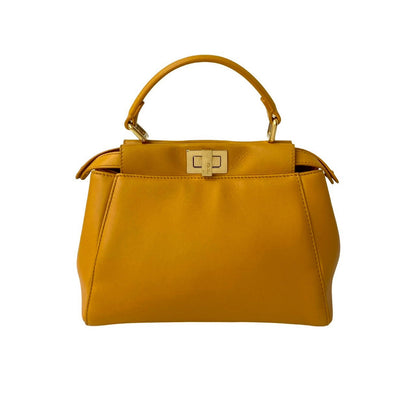 Fendi Peekaboo Mini Python 2Way Bag