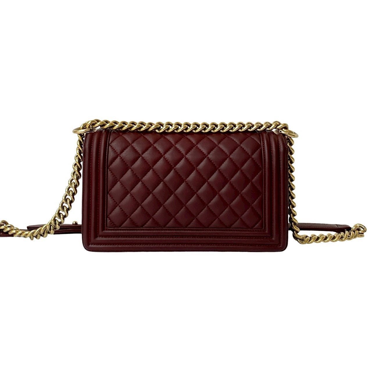 Chanel Boy Lambskin Shoulder Bag Style 19