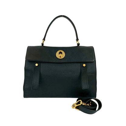 Saint Laurent Paris M Two Leather 2Way Handbag