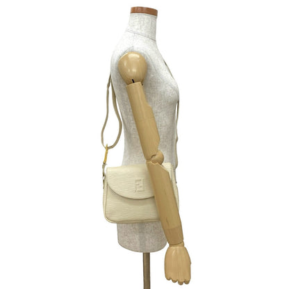 Fendi FF Logo Epi Leather Shoulder Bag