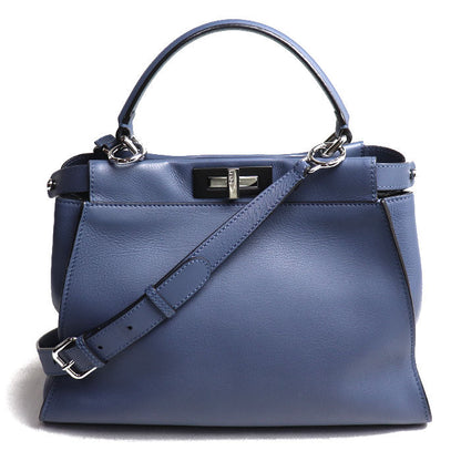 Fendi Peekaboo Leather Red Handbag Style 31