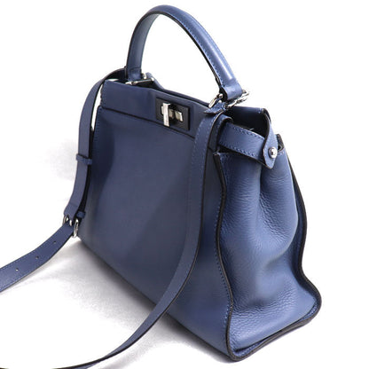 Fendi Peekaboo Leather Red Handbag Style 31