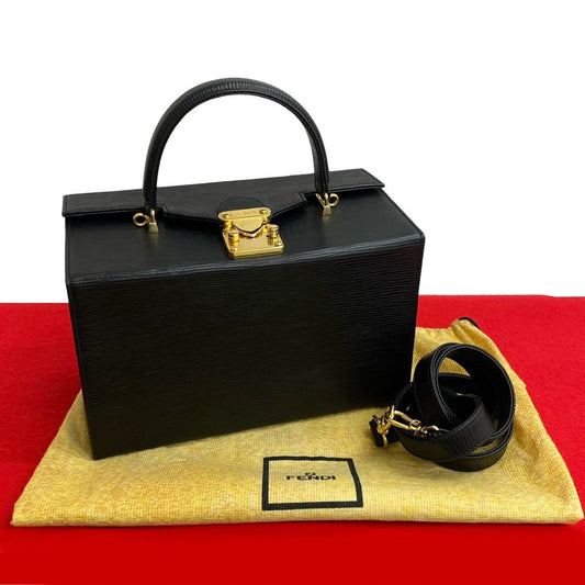 Fendi Epi Leather 2Way Handbag Shoulder Bag