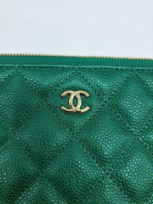 Chanel Timeless Caviar Gold Handbag
