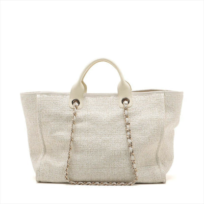 Chanel Canvas Large Deauville Tote Bag