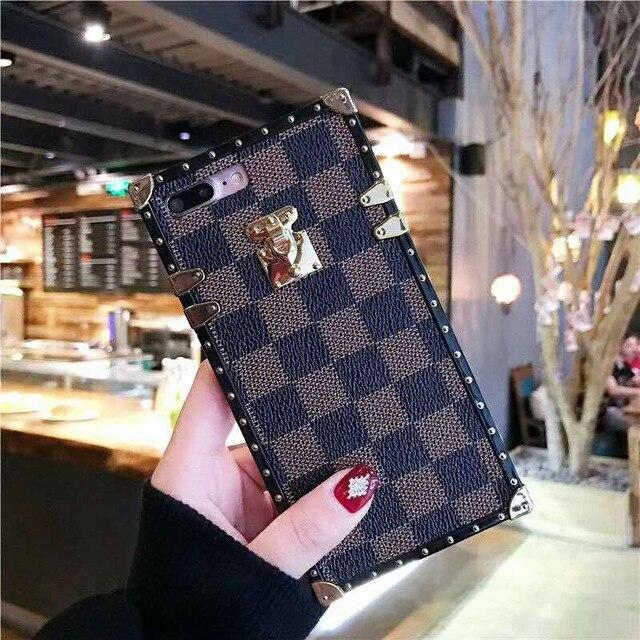 Classic Square lattice phone Case
