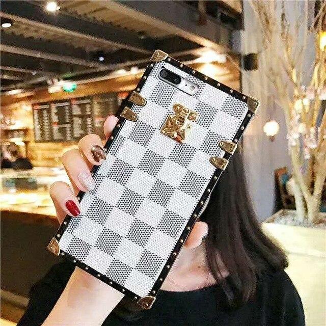 Classic Square lattice phone Case