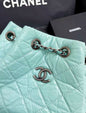 Chanel Luxury Leather Blue Shoulder Bag