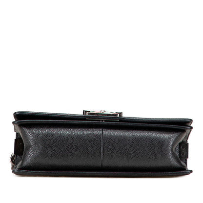 Chanel Boy Chanel 25 Wool Caviar Skin Chain Shoulder Bag