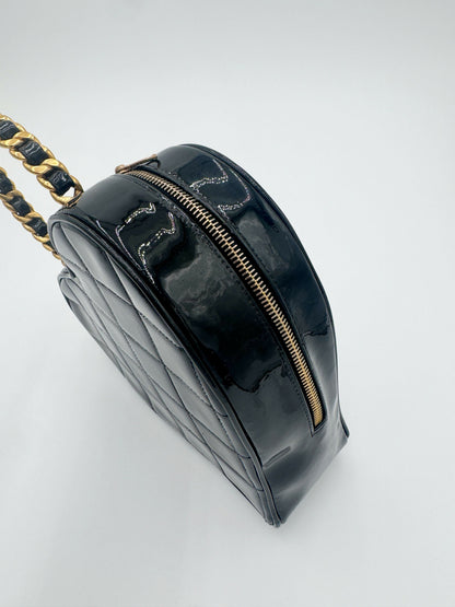 Chanel 1995 Barbie Black Heart Vanity Bag