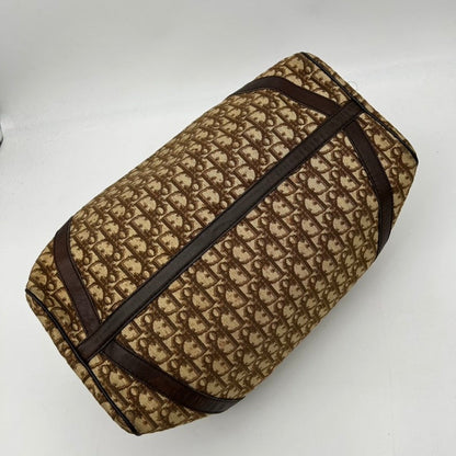 Dior Diorissimo Brown Canvas Travel Bag Large