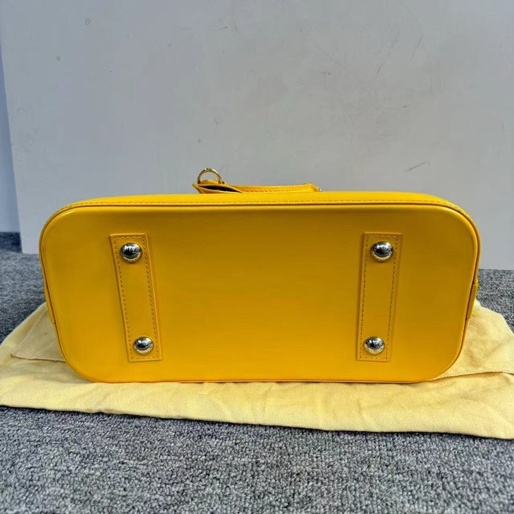 Louis Vuitton Alma Epi Leather Yellow HandBag Medium