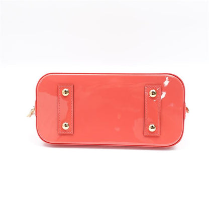 Louis Vuitton Alma BB Pink Vernis Shoulder Bag