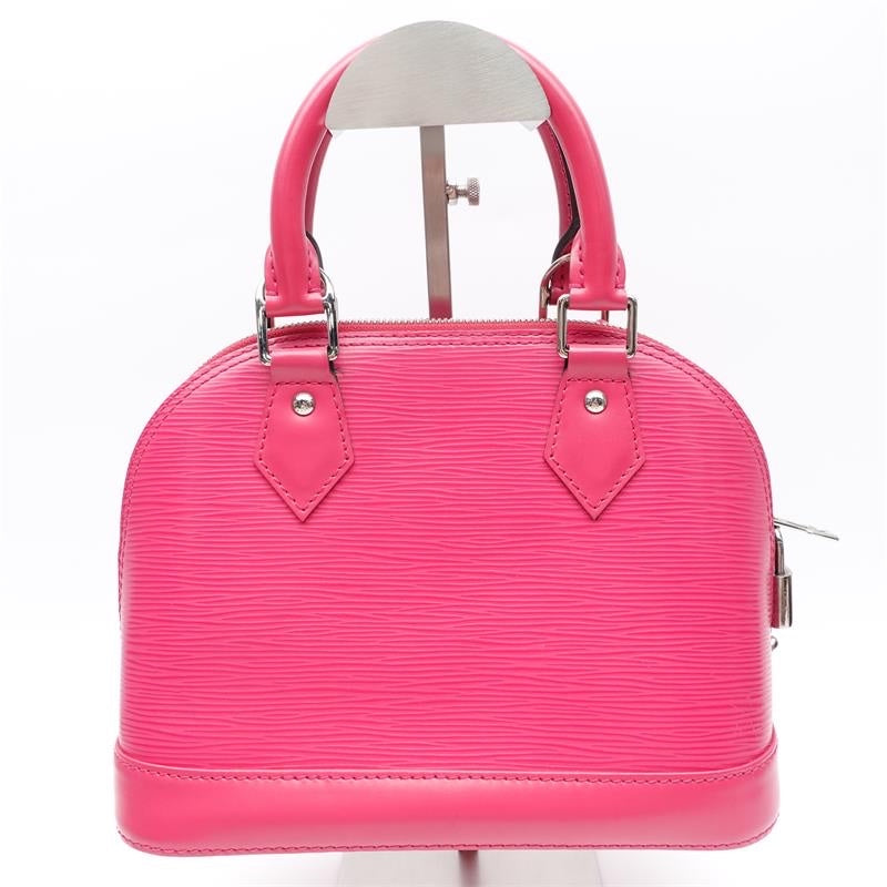 Louis Vuitton Alma BB Rose Pink EPI Leather Shoulder Bag