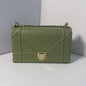 Dior Green Diorama Leather Chain Bag 21 5X13X8Cm