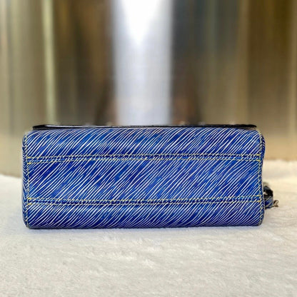 Louis Vuitton  LV Twist Crossbody in Blue Leather