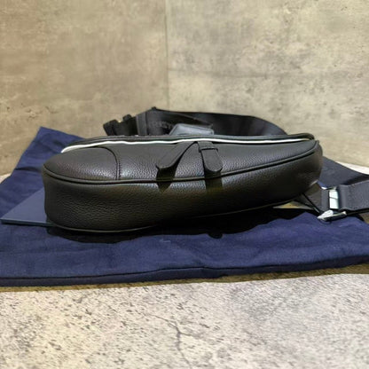 Un Dior Full Leather Saddle Bag