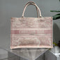 Christian Dior Book Tote Zoo Series Pink Mm Size Tote Bag