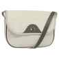 Christian Dior Honeycomb Flap Crossbody Bag Coated Canvas White Canvas Bag ()