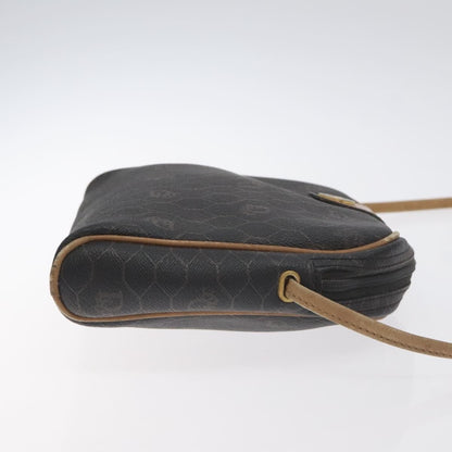 Christian Dior Honeycomb Shoulder Bag Canvas Black Canvas Bag ()