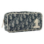 Christian Dior Trotter Pouch Diorissimo Canvas Navy Canvas Clutche Pouche Bag Canvas