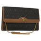 Christian Dior Honeycomb Chain Canvas Black Canvas Bag