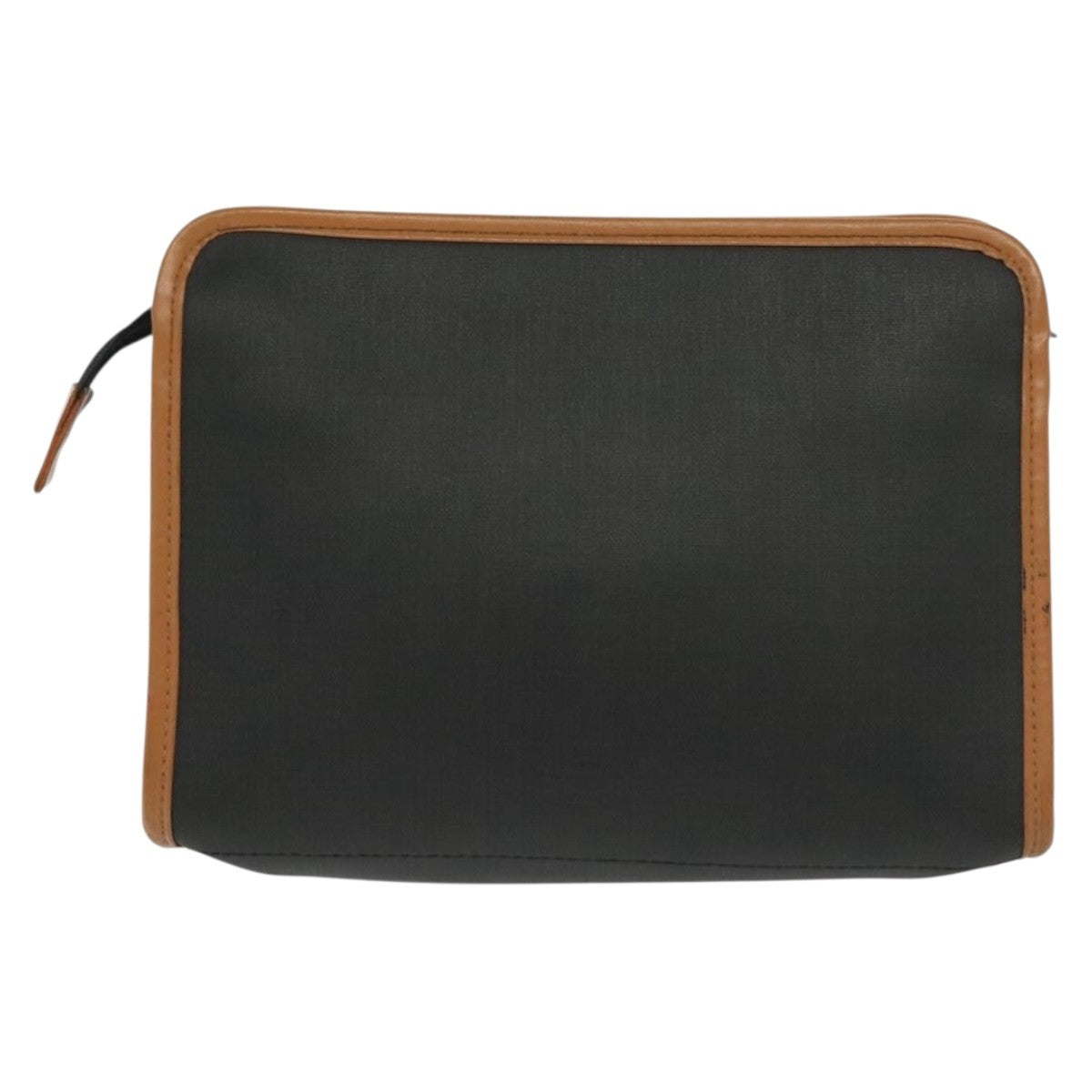 Christian Dior Homme Zip Around Pouch Leather Black Pvc Clutche Pouche Bag