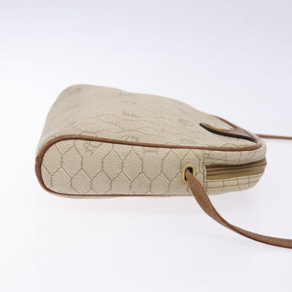 Christian Dior Honeycomb Shoulder Bag Canvas Beige Canvas Bag ()