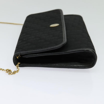 Christian Dior Trotter Crossbody Bag Canvas Black Canvas Shoulder Bag Bag Canvas