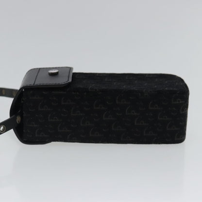 Christian Dior Trotter Pouch Diorissimo Canvas Black Canvas Clutche Pouche Bag