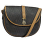 Christian Dior Honeycomb Flap Crossbody Bag Canvas And Leather Black Canvas Bag ()