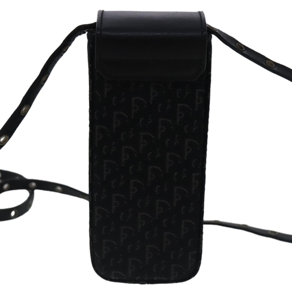 Christian Dior Trotter Pouch Diorissimo Canvas Black Canvas Clutche & Pouche Bag ()