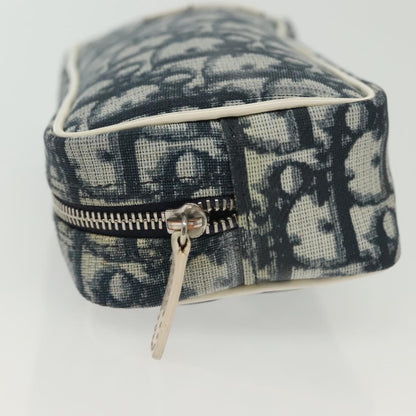 Christian Dior Trotter Pouch Diorissimo Canvas Navy Canvas Clutche & Pouche Bag ()