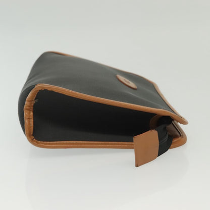 Christian Dior Homme Zip Around Pouch Leather Black Pvc Clutche Pouche Bag