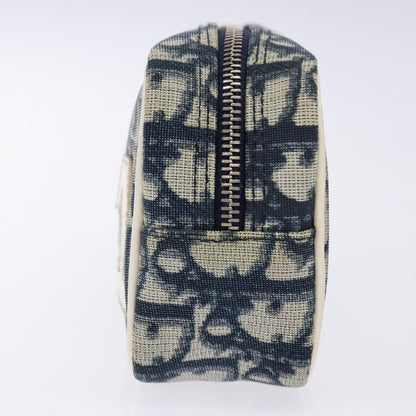 Christian Dior Trotter Pouch Diorissimo Canvas Navy Canvas Clutche & Pouche Bag ()