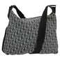Christian Dior Zip Shoulder Bag Diorissimo Canvas Navy Canvas Shoulder Bag Bag