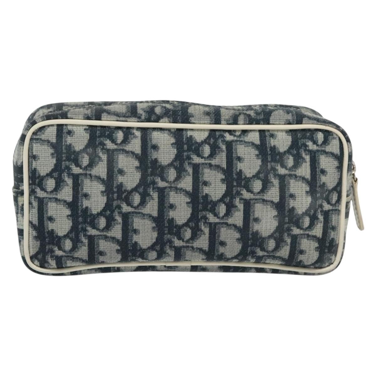 Christian Dior Trotter Pouch Diorissimo Canvas Navy Canvas Clutche & Pouche Bag ()