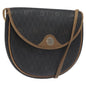 Christian Dior Honeycomb Flap Crossbody Bag Coated Canvas Black Canvas Bag ()