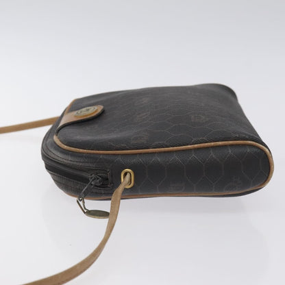 Christian Dior Honeycomb Shoulder Bag Canvas Black Canvas Bag ()