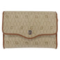 Christian Dior Honeycomb Flap Crossbody Bag Canvas And Leather Beige Canvas Shoulder Bag Bag ()