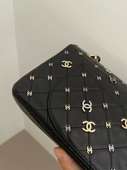 Chanel Medium 2 55 Reissue Punk Cc Charm Flap Bag