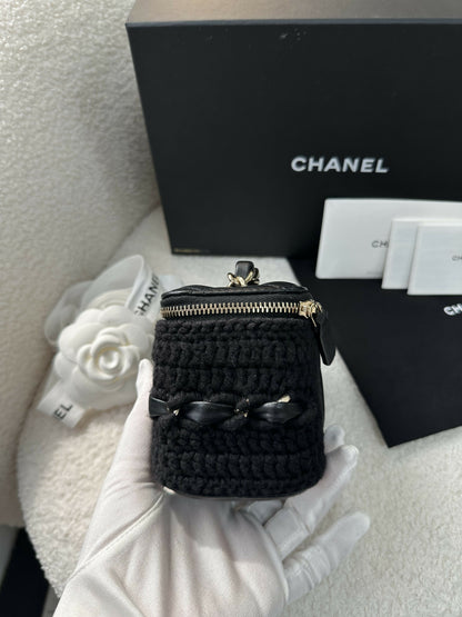 Chanel Vanity Leather Clutch