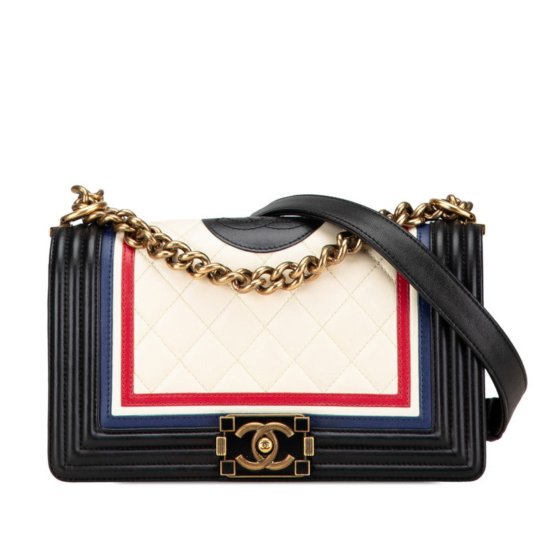 Chanel Boy Lambskin Shoulder Bag Style 20