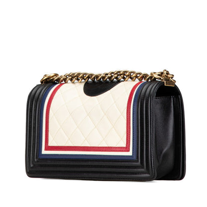 Chanel Boy Lambskin Shoulder Bag Style 20