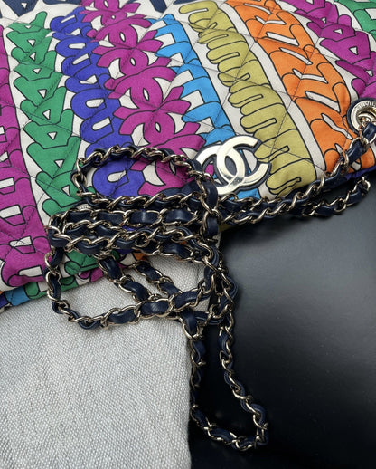 Chanel Rainbow Graffiti Tote Bag